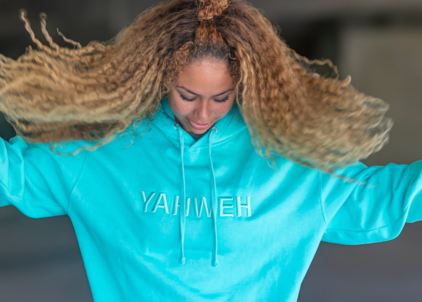 Blue Yahweh Hoodie