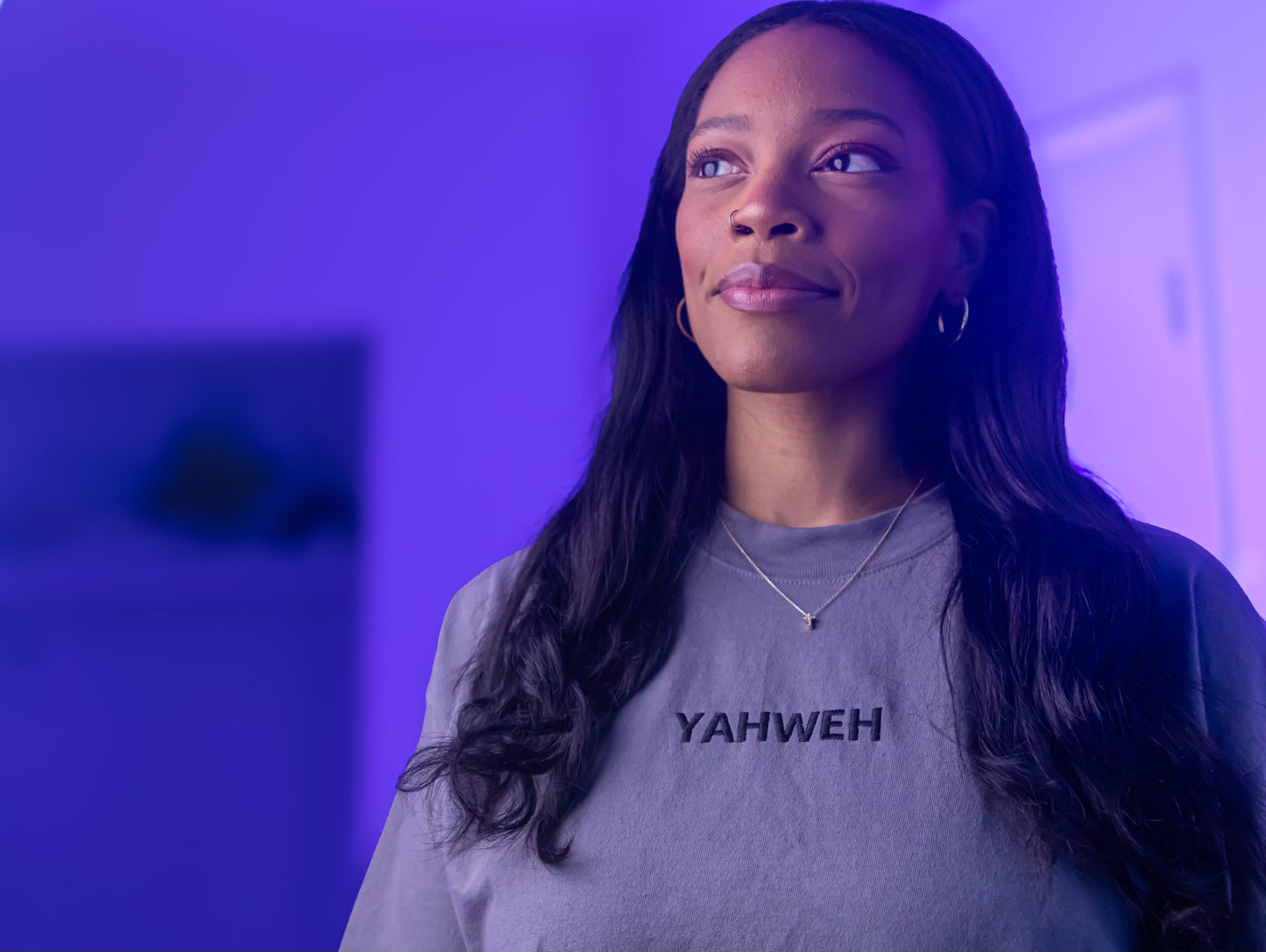 Grey "YAHWEH" T-Shirt